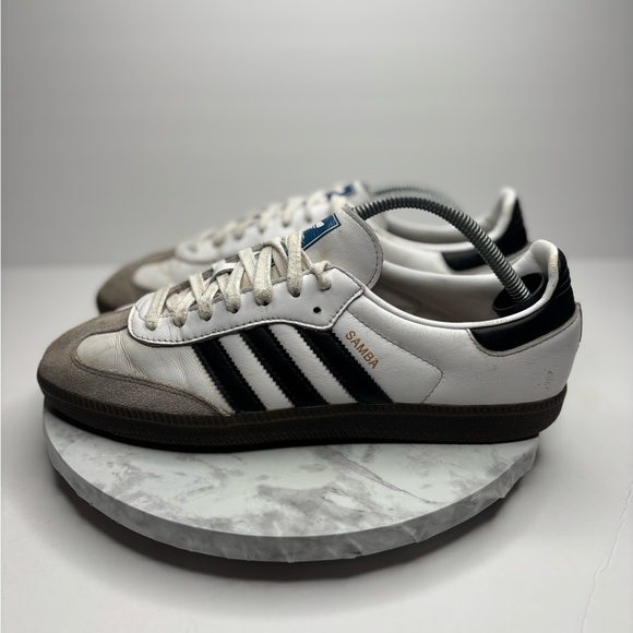 Size 10 - adidas Samba OG Low White Black Gum - Picture 1 of 7